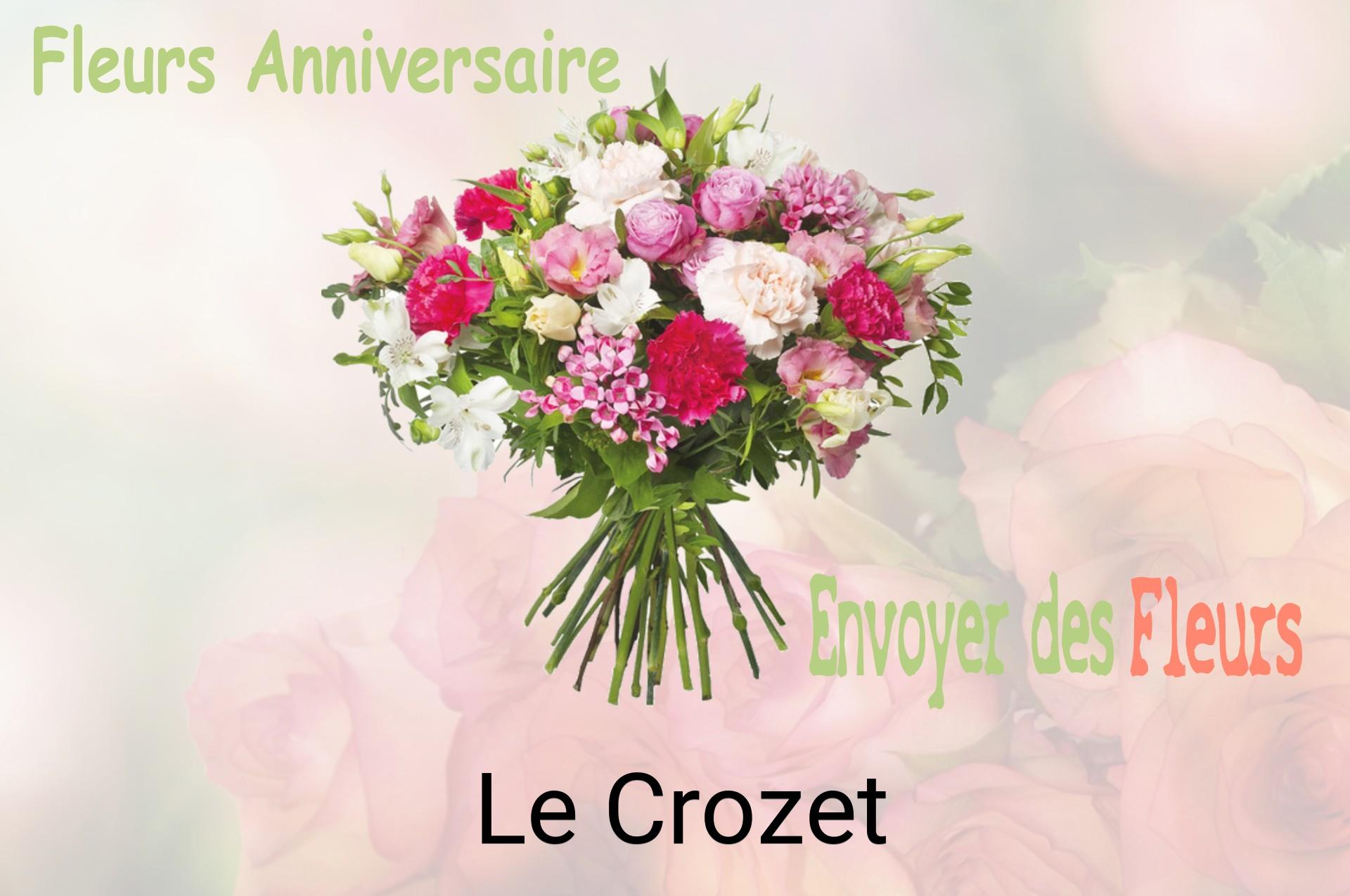 Bouquet de fleurs d’anniversaire livré à Le Crozet