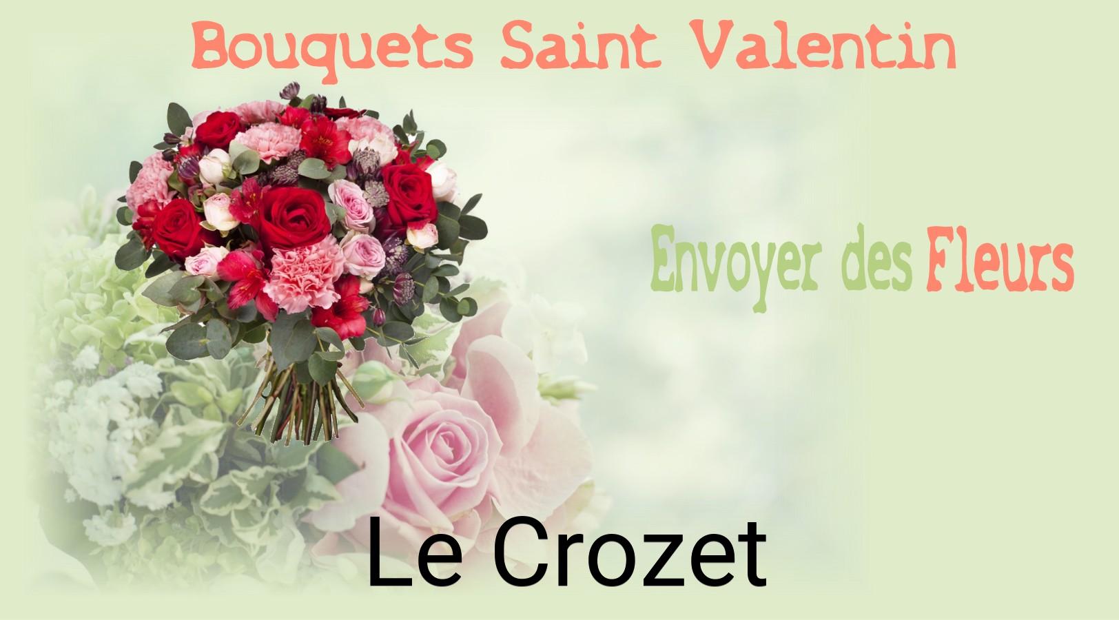 Roses de Saint-Valentin livrées à Le Crozet